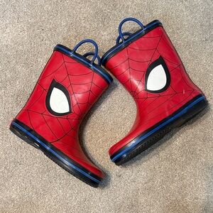 Spider Man Red Rainboots Size 13-1